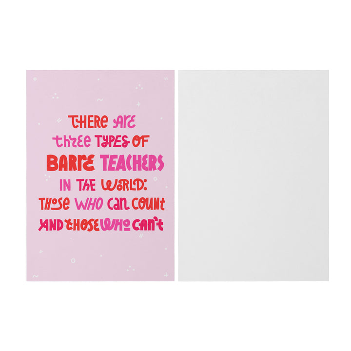 3 Types of Barre Teachers