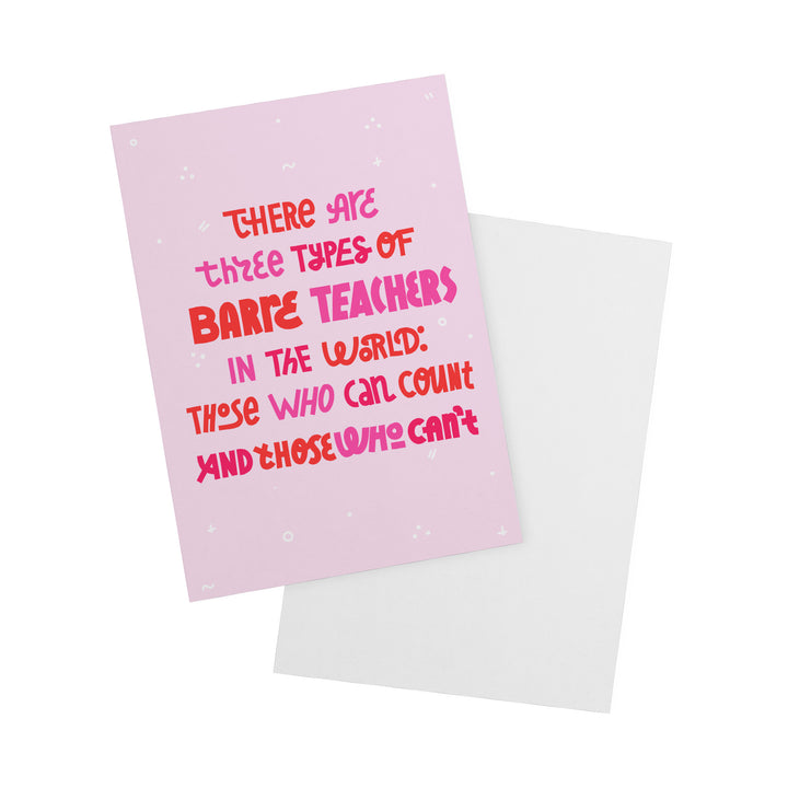 3 Types of Barre Teachers