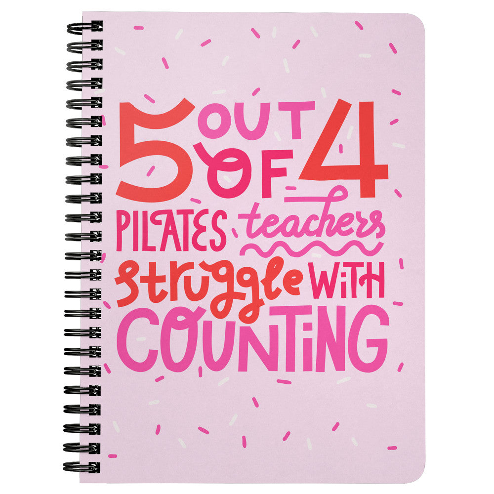 5 out of 4 (Pilates) Spiralbound Notebook