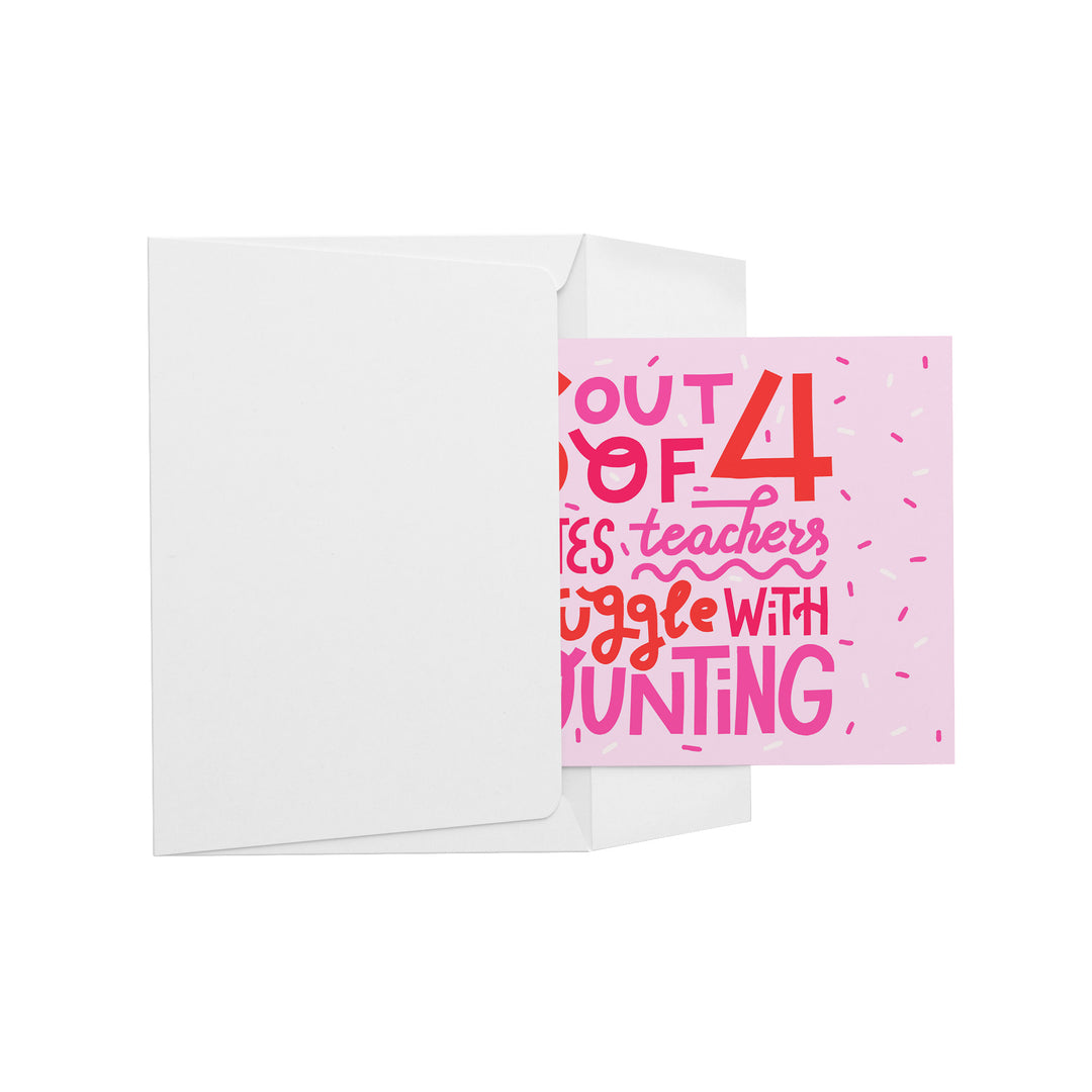 5 out of 4 Pilates Teachers Notecard