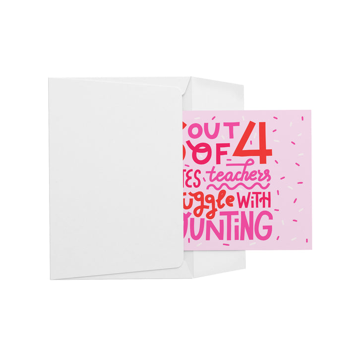 5 out of 4 Pilates Teachers Notecard