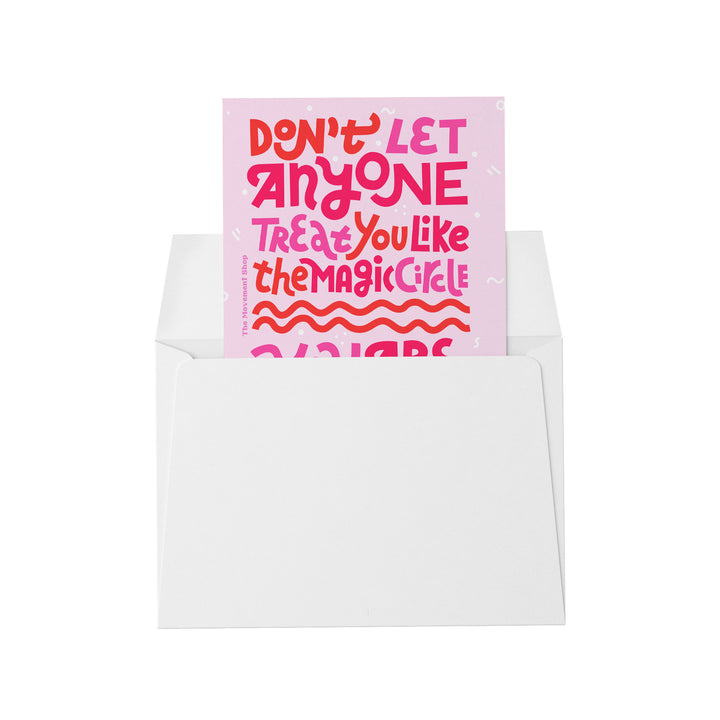 Treat You Like Magic Circle (Pink)