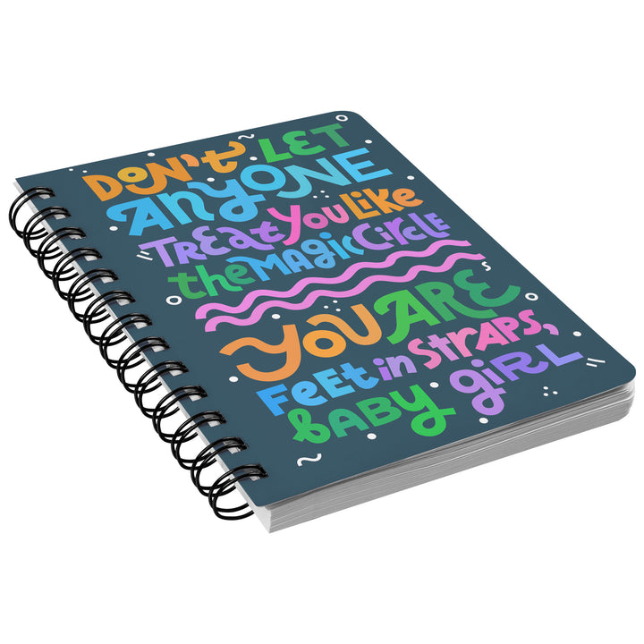 Treat You Like Magic Circle Spiral Bound Notebook