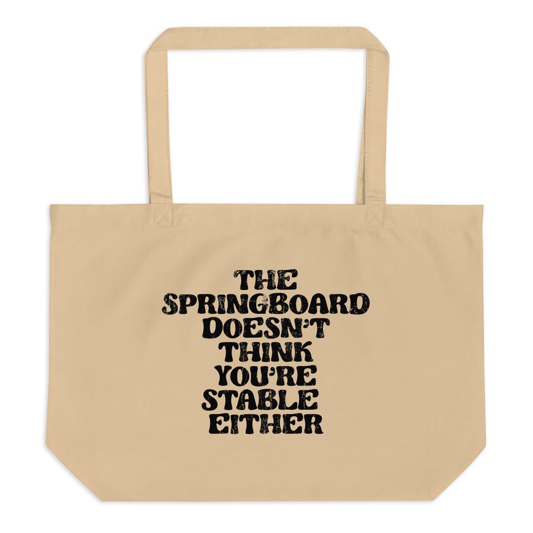 Large organic tote bag