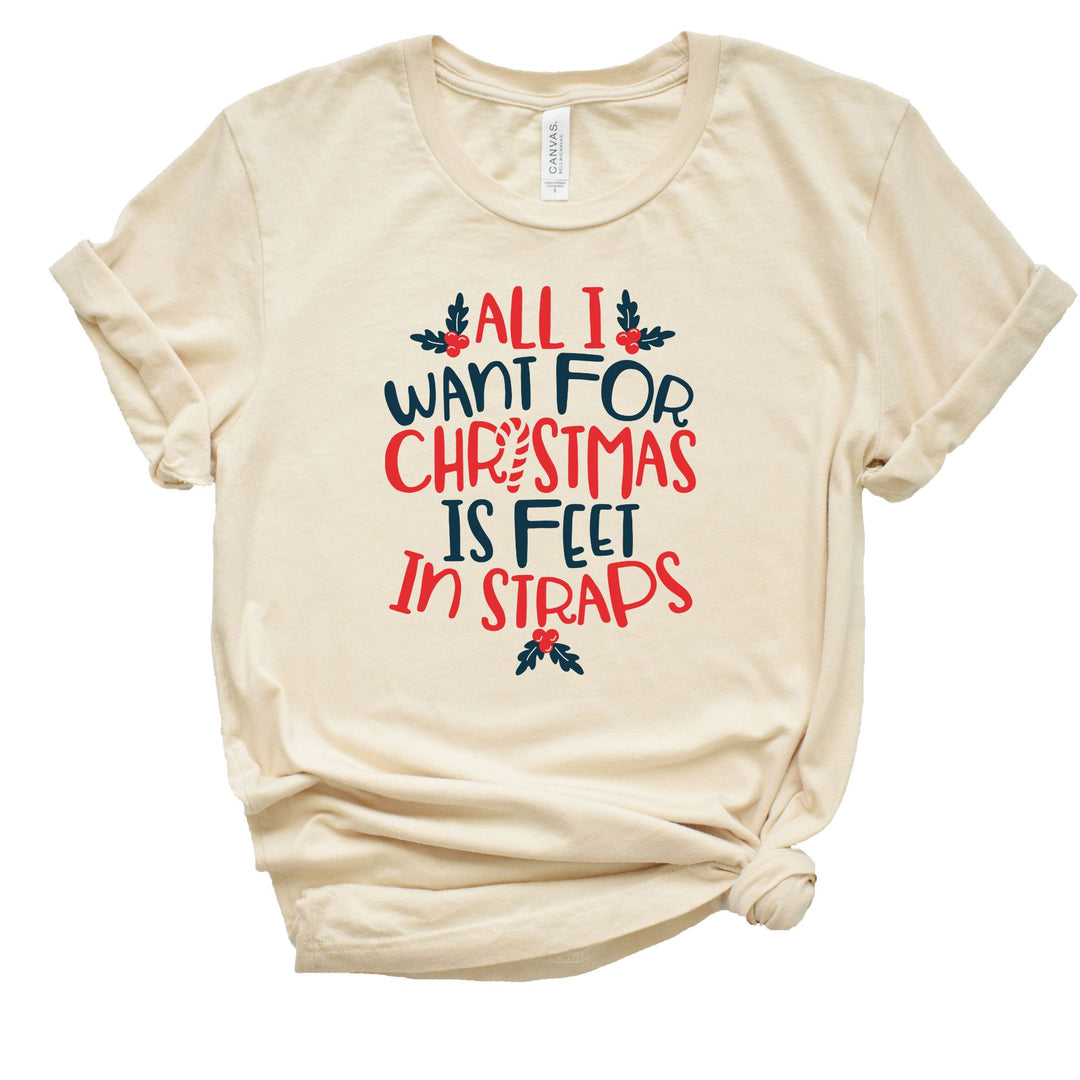 Christmas Feet In Straps T-Shirt