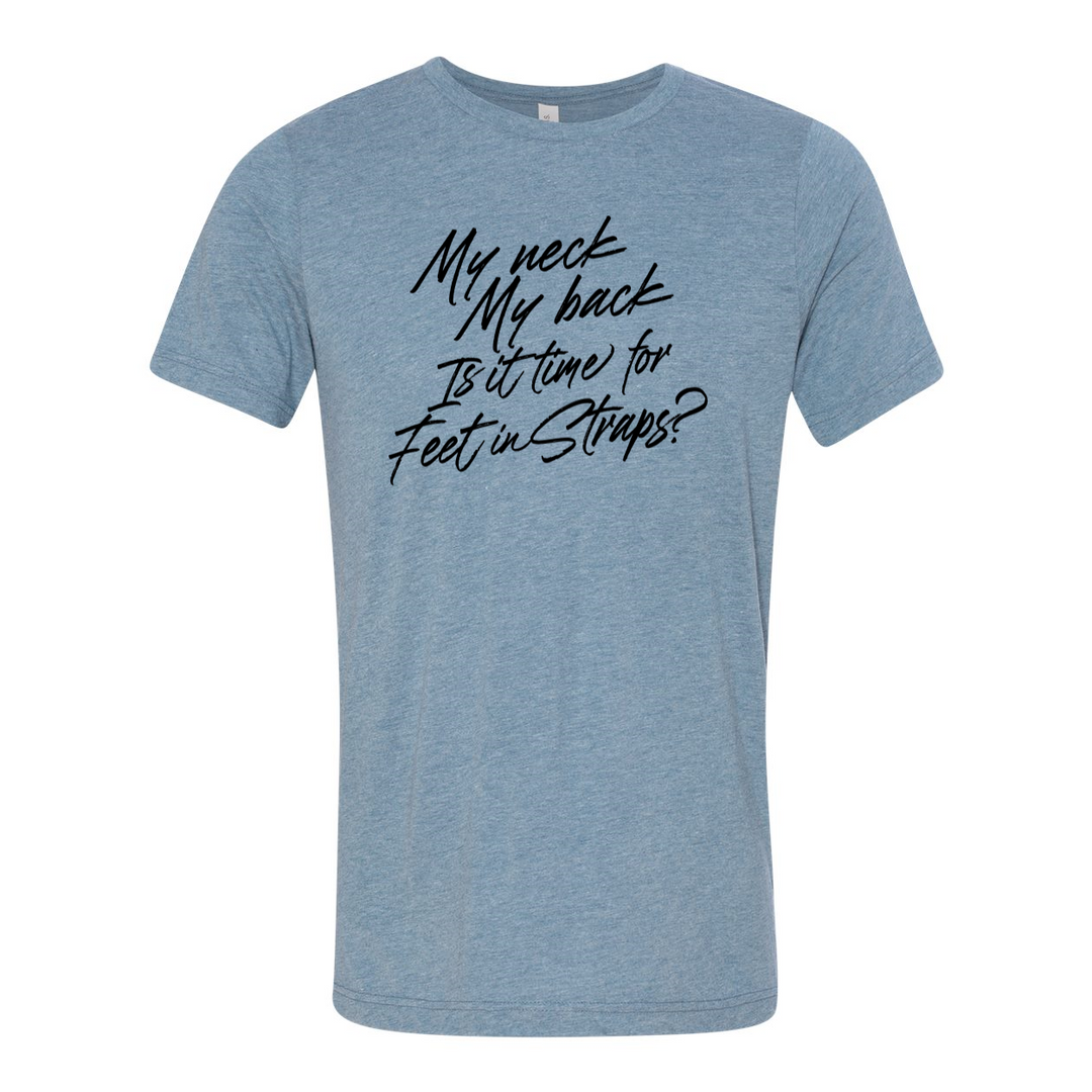 Time For Feet In Straps?