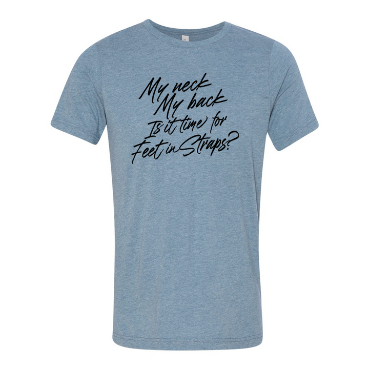 Time For Feet In Straps?