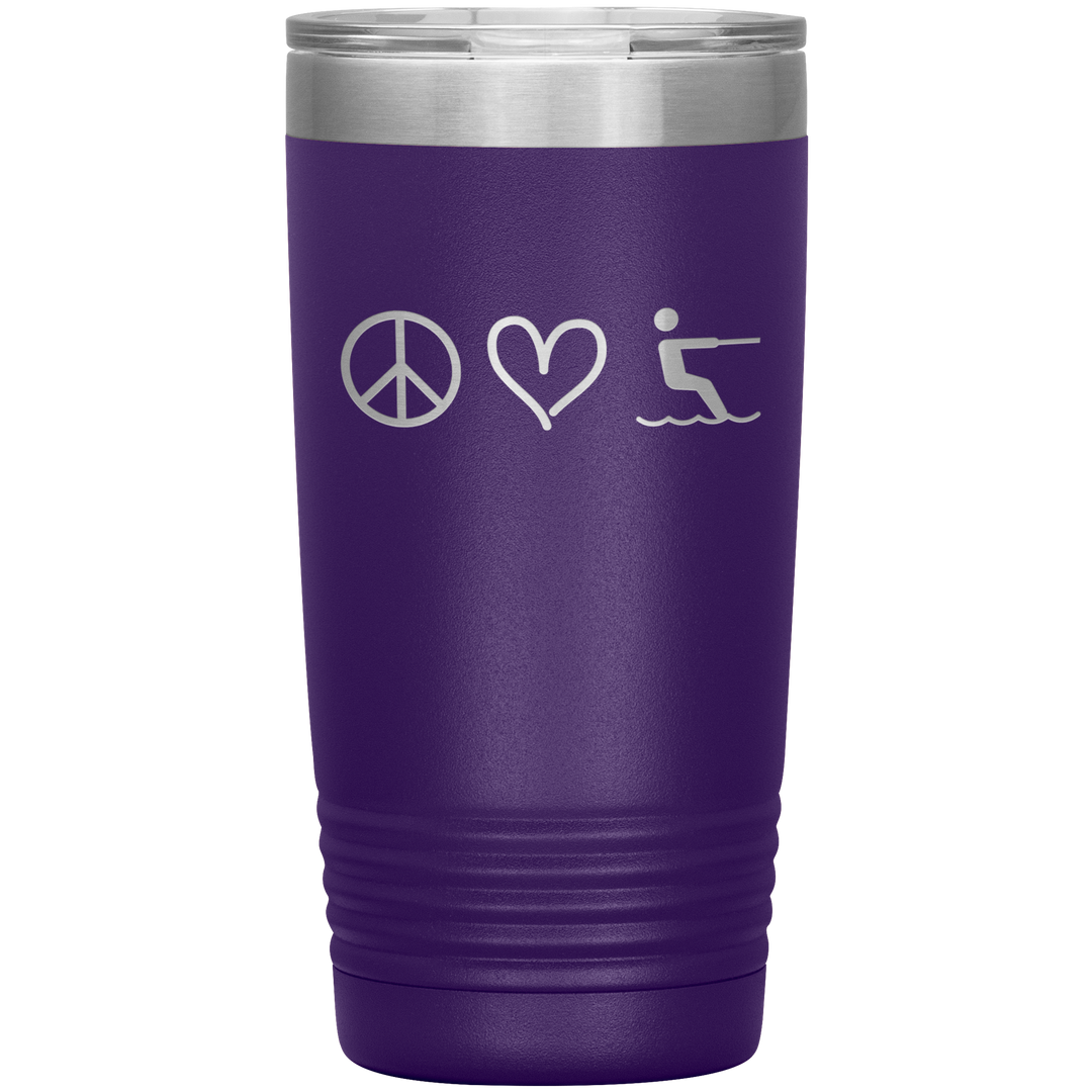 Peace Love Barre Travel Mug