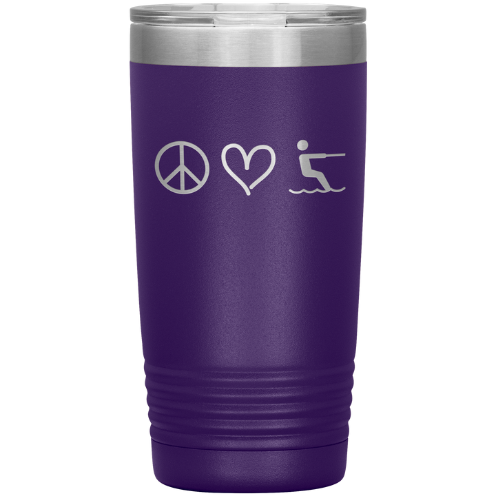 Peace Love Barre Travel Mug