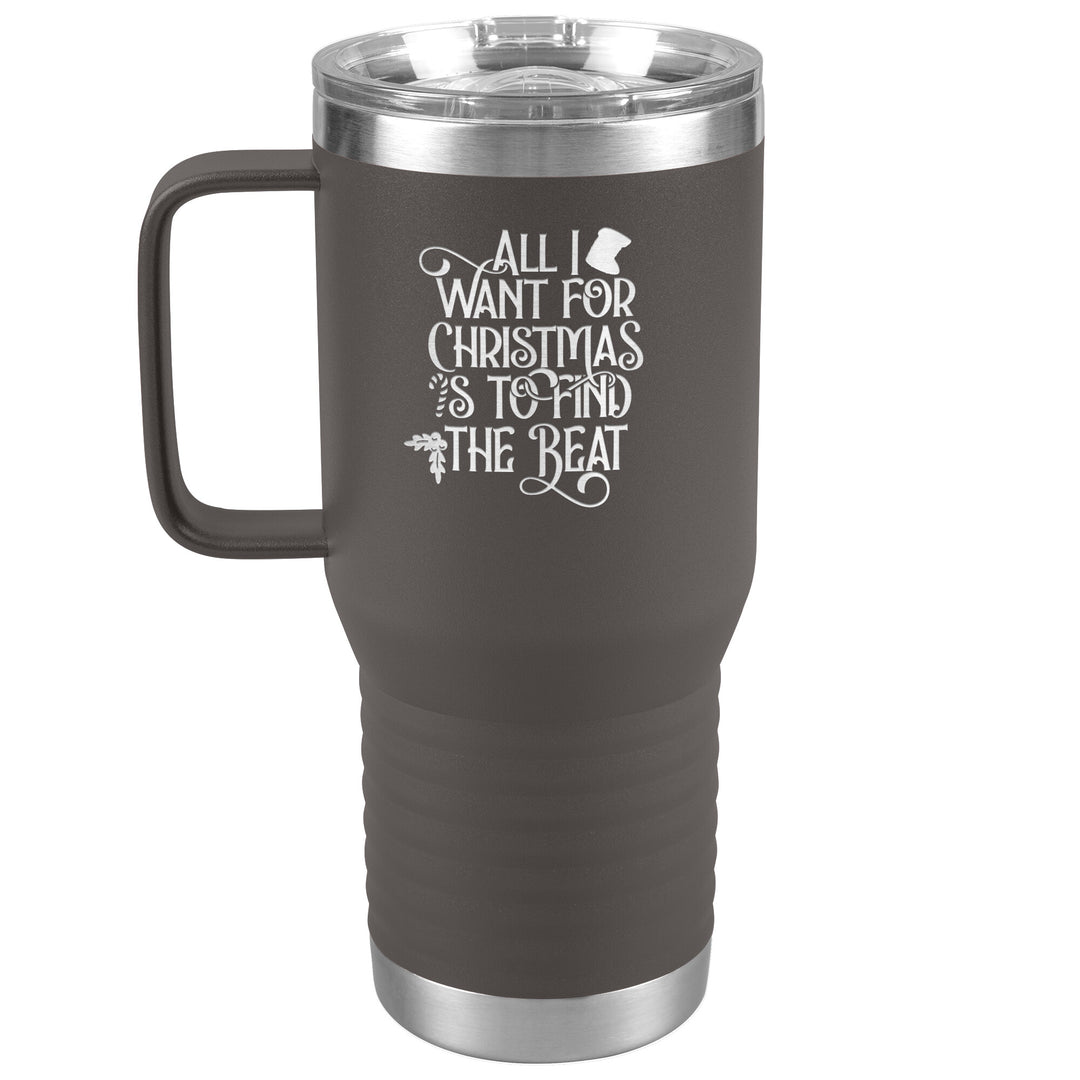 Christmas Find The Beat 20oz Travel Tumbler