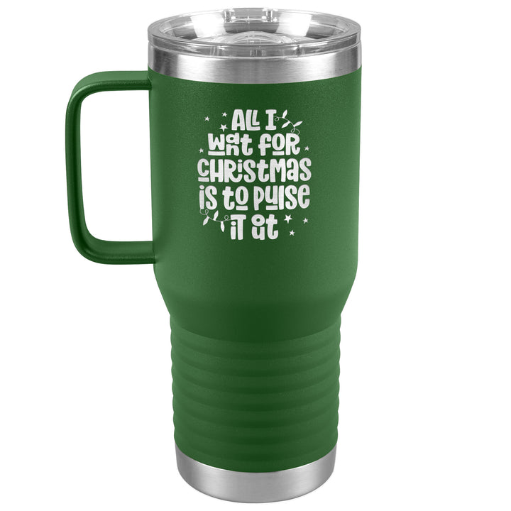 Christmas Pulse 20oz Travel Tumbler