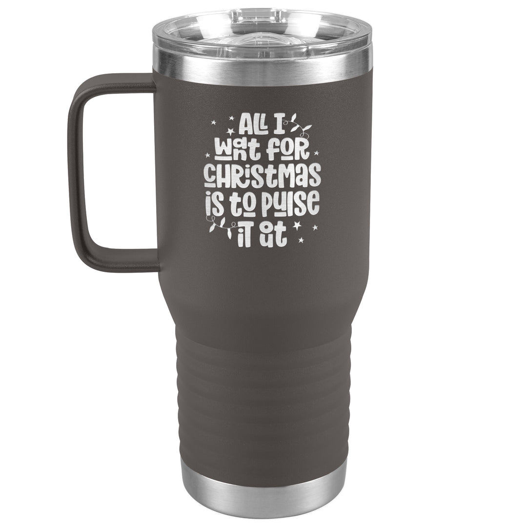 Christmas Pulse 20oz Travel Tumbler