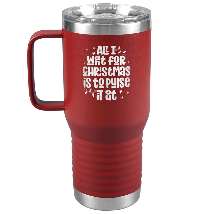 Christmas Pulse 20oz Travel Tumbler