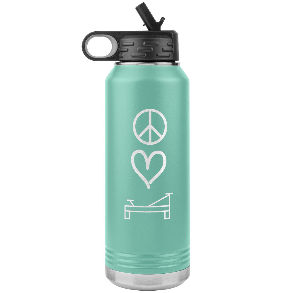 Peace Love Pilates Water bottle