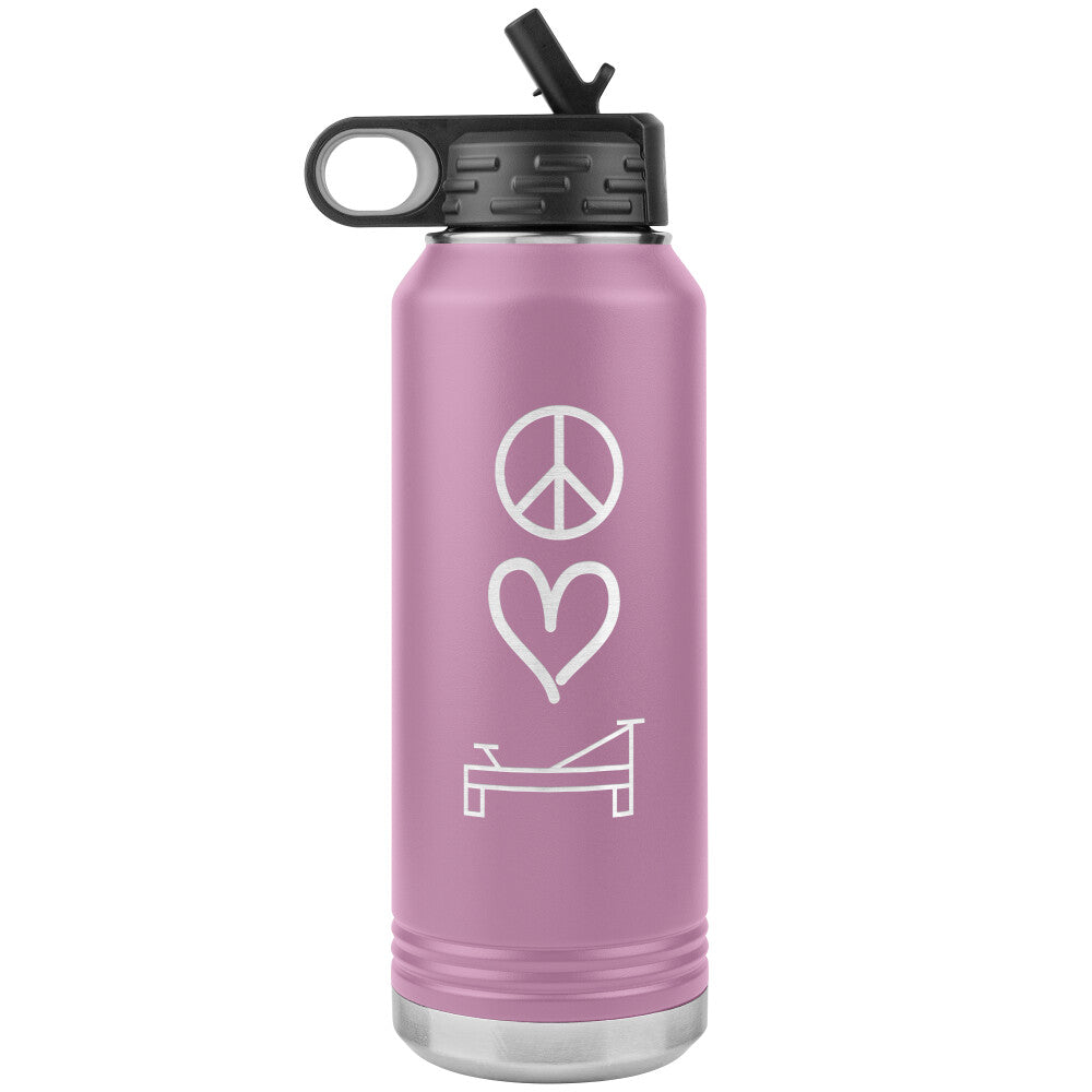 Peace Love Pilates Water bottle