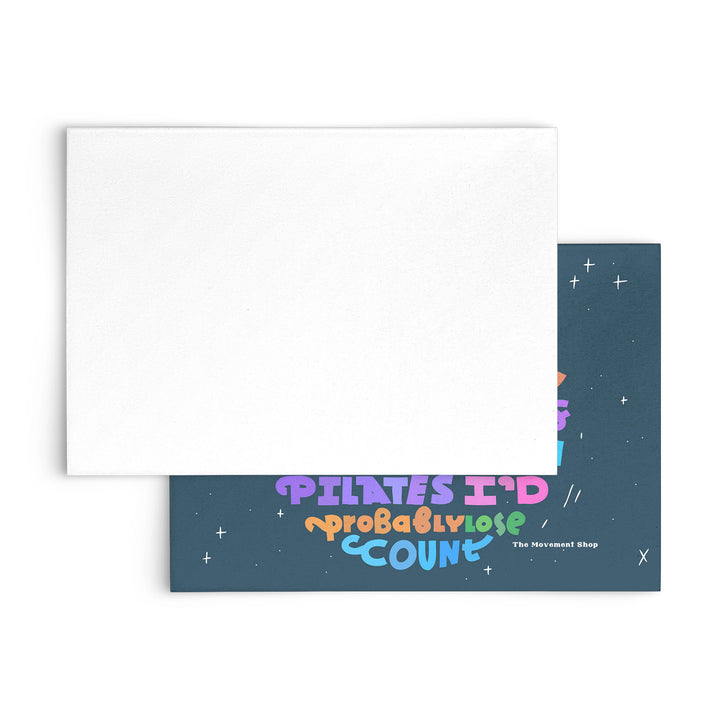 Pilates Thank You Flat Notecard
