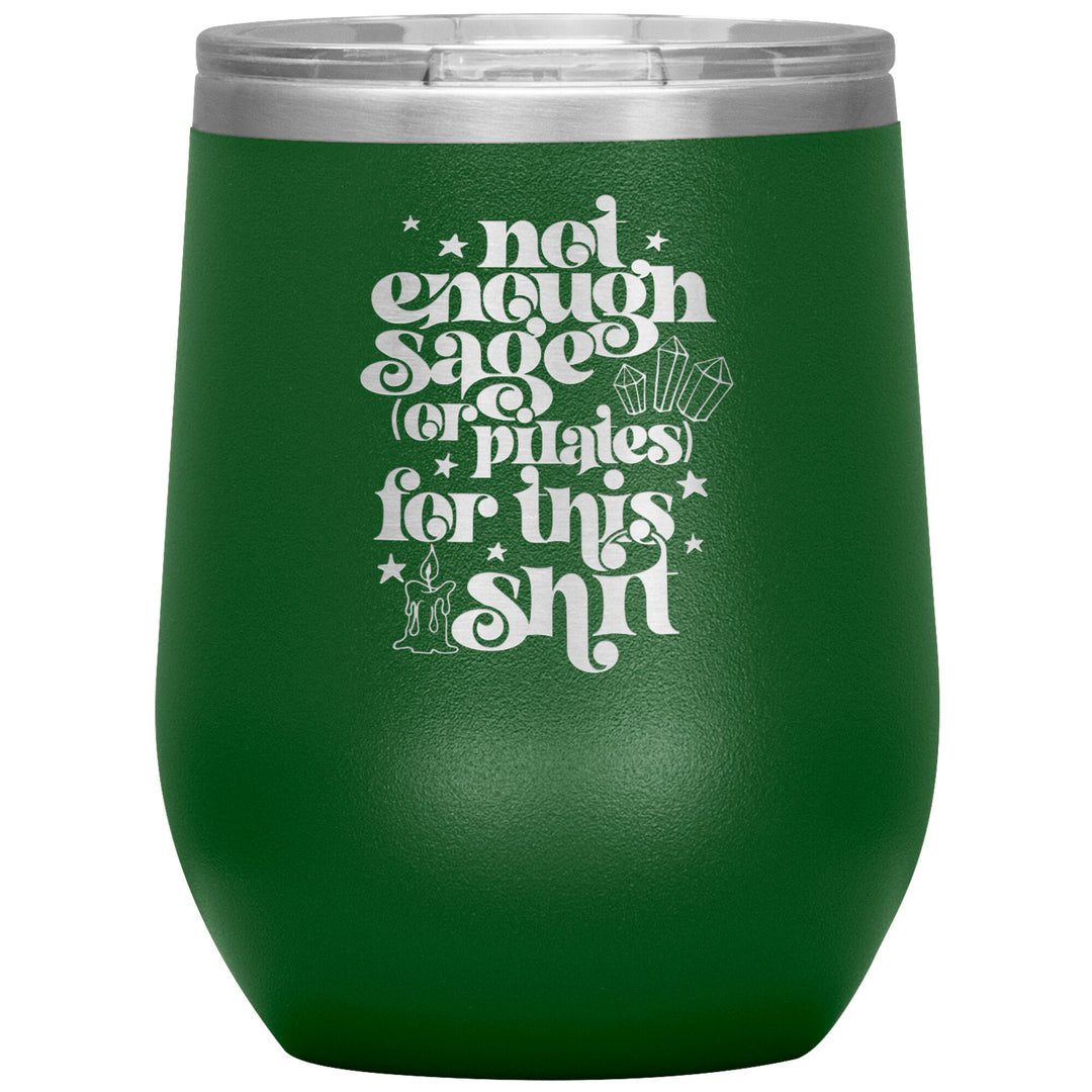 Sage + Pilates  Wine Insulated Tumbler