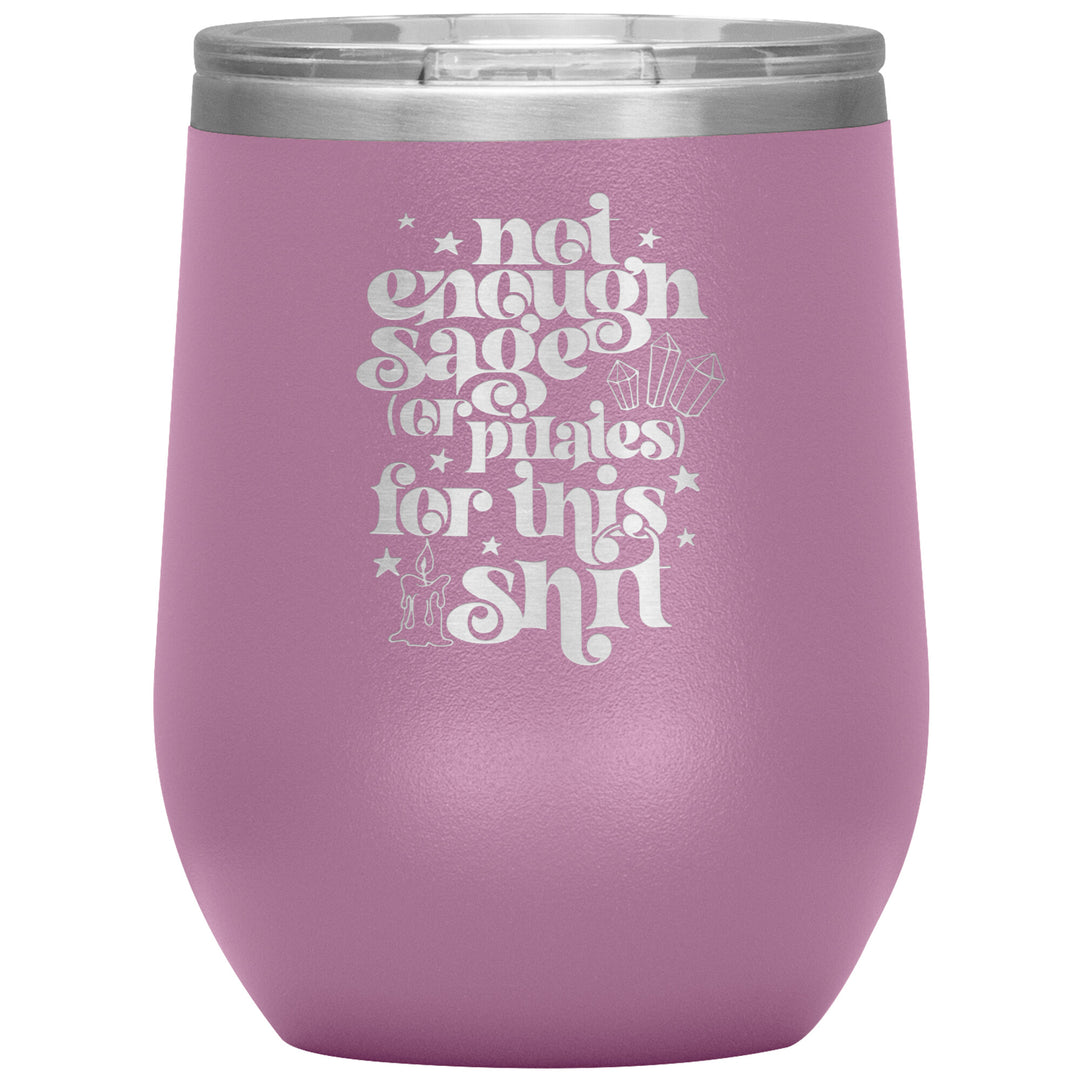 Sage + Pilates  Wine Insulated Tumbler