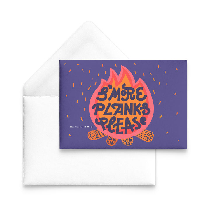 Smore Plank Flat Notecard