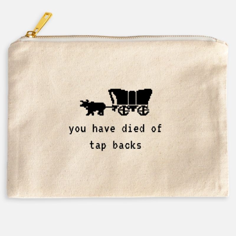 Tap Backs Oregon Trail Cosmetic Bag