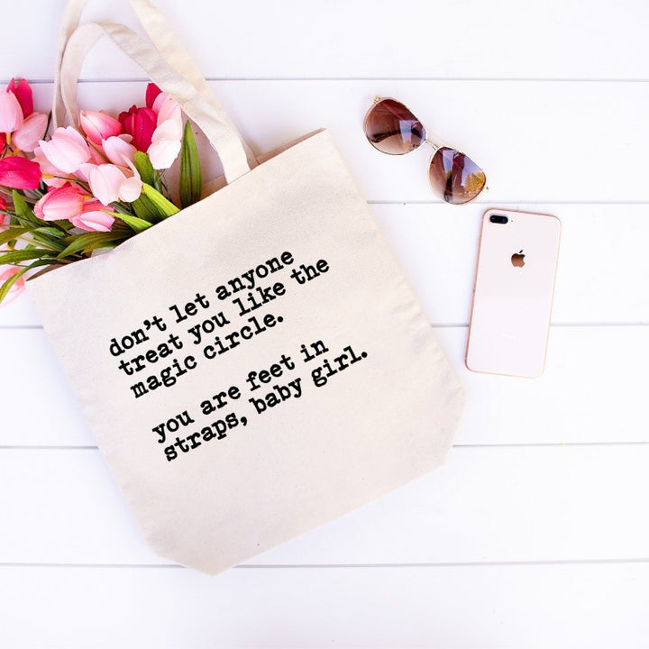 You are Feet In Straps, Pilates Tote, Workout Bags, Fitness Gifts, Reusable Grocery Bag, Pilates Gifts, Pilates Accessories, Funny Bags - The Movement Shop