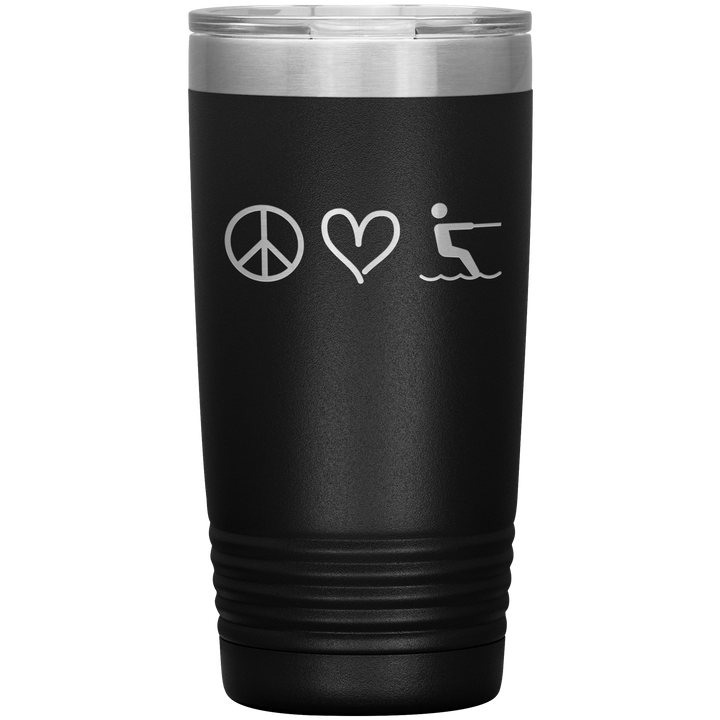 Peace Love Barre Travel Mug