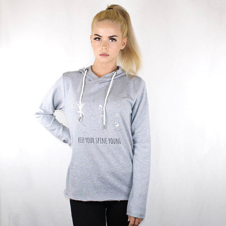 Spine Young Unisex Lightweight Terry Hoodie