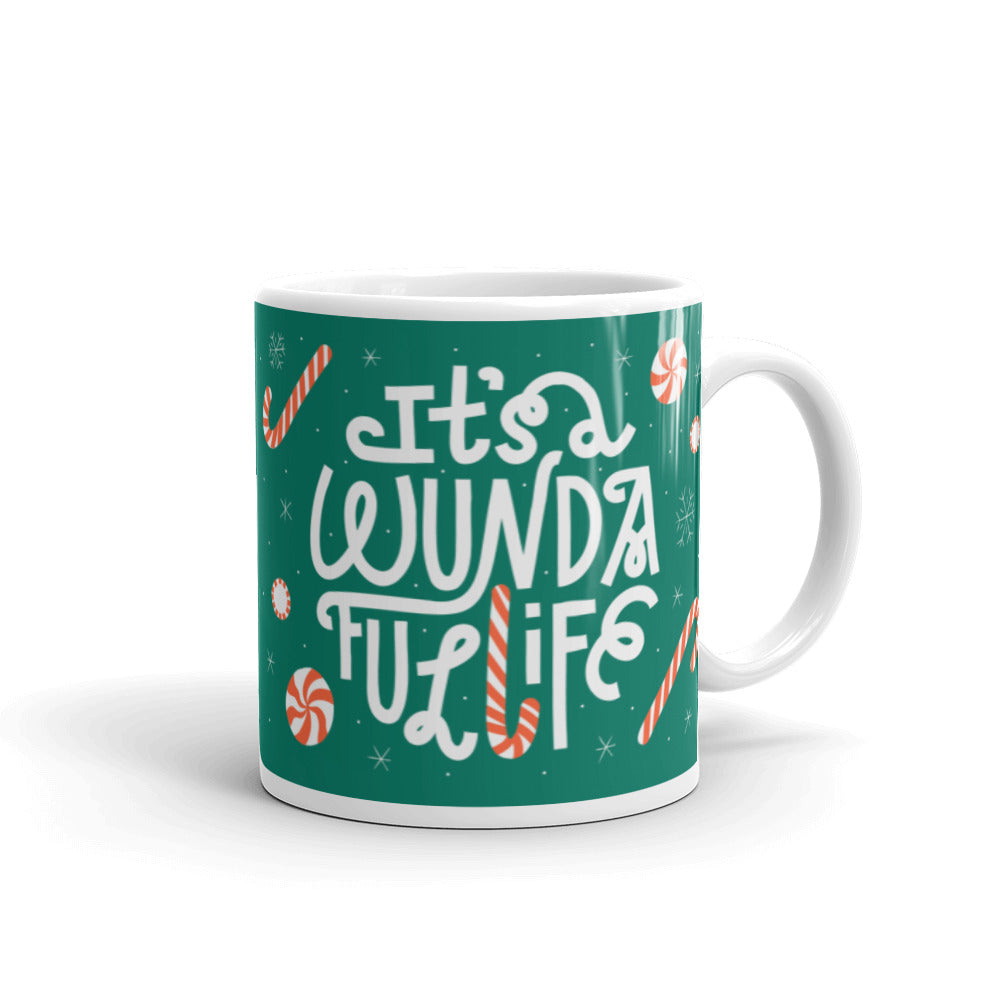 Wunda-ful Life Green Mug