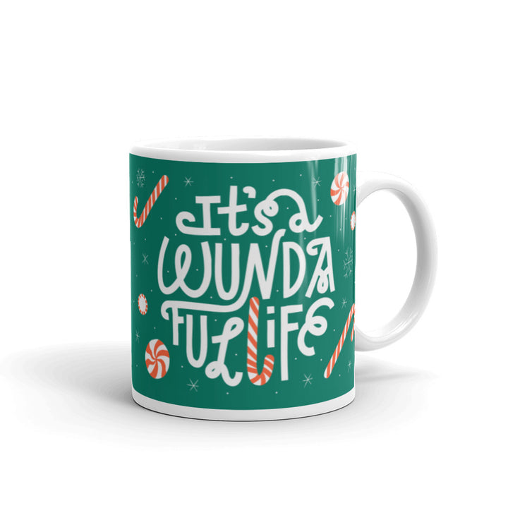 Wunda-ful Life Green Mug