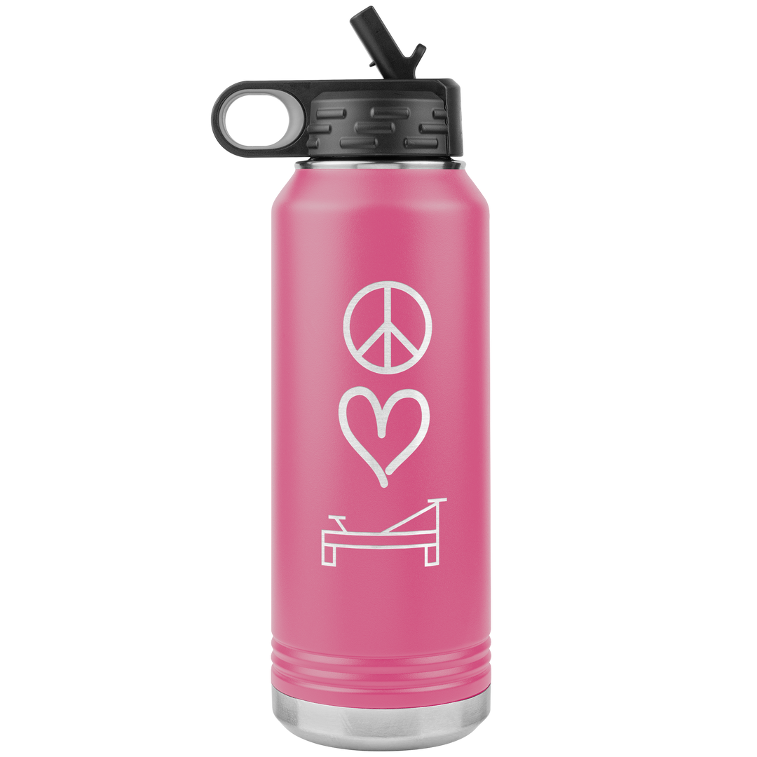 Peace Love Pilates Water bottle