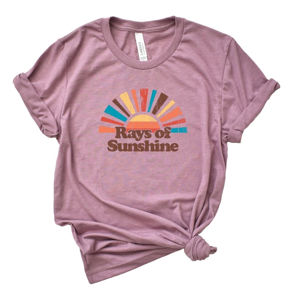 Rays of Sunshine Orchid Unisex T-Shirt
