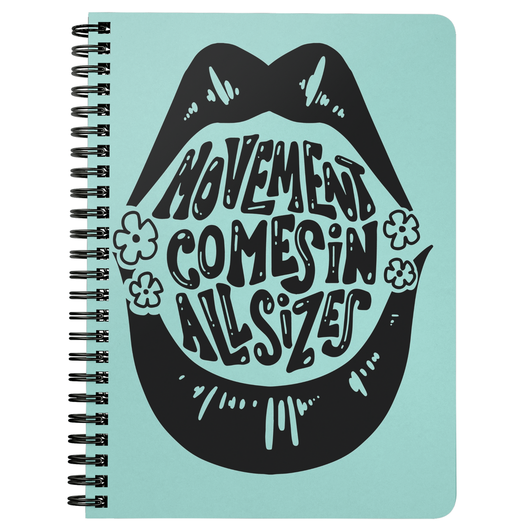 All Sizes (Pop Art Black) Notebook