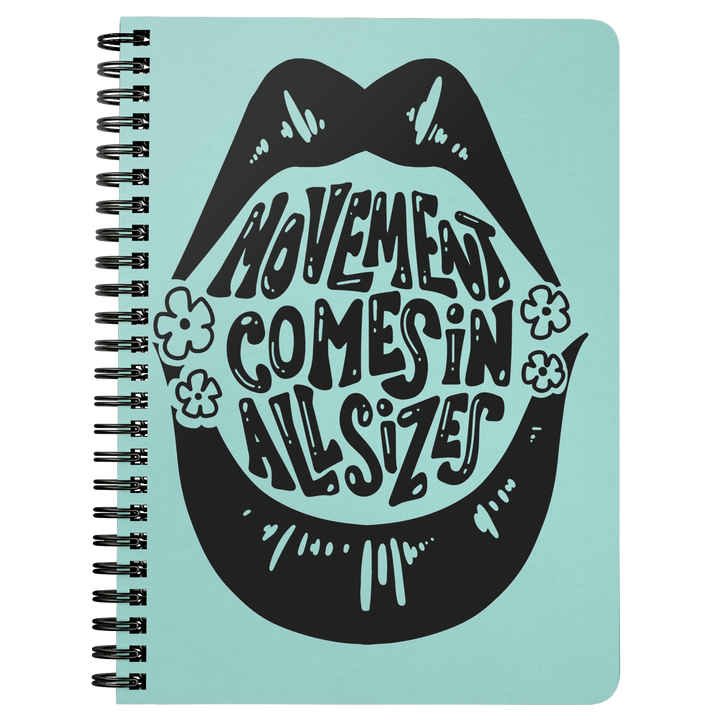 All Sizes (Pop Art Black) Notebook