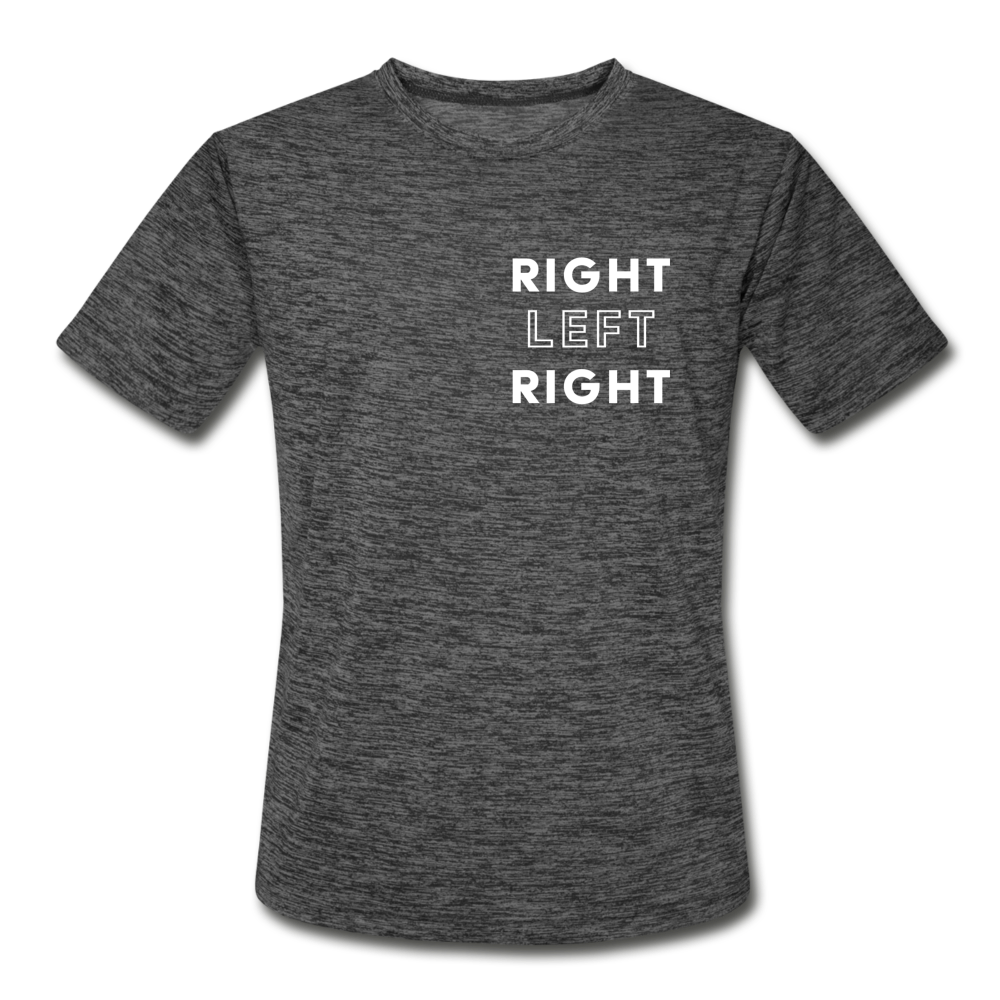 Right Left Right - dark heather gray