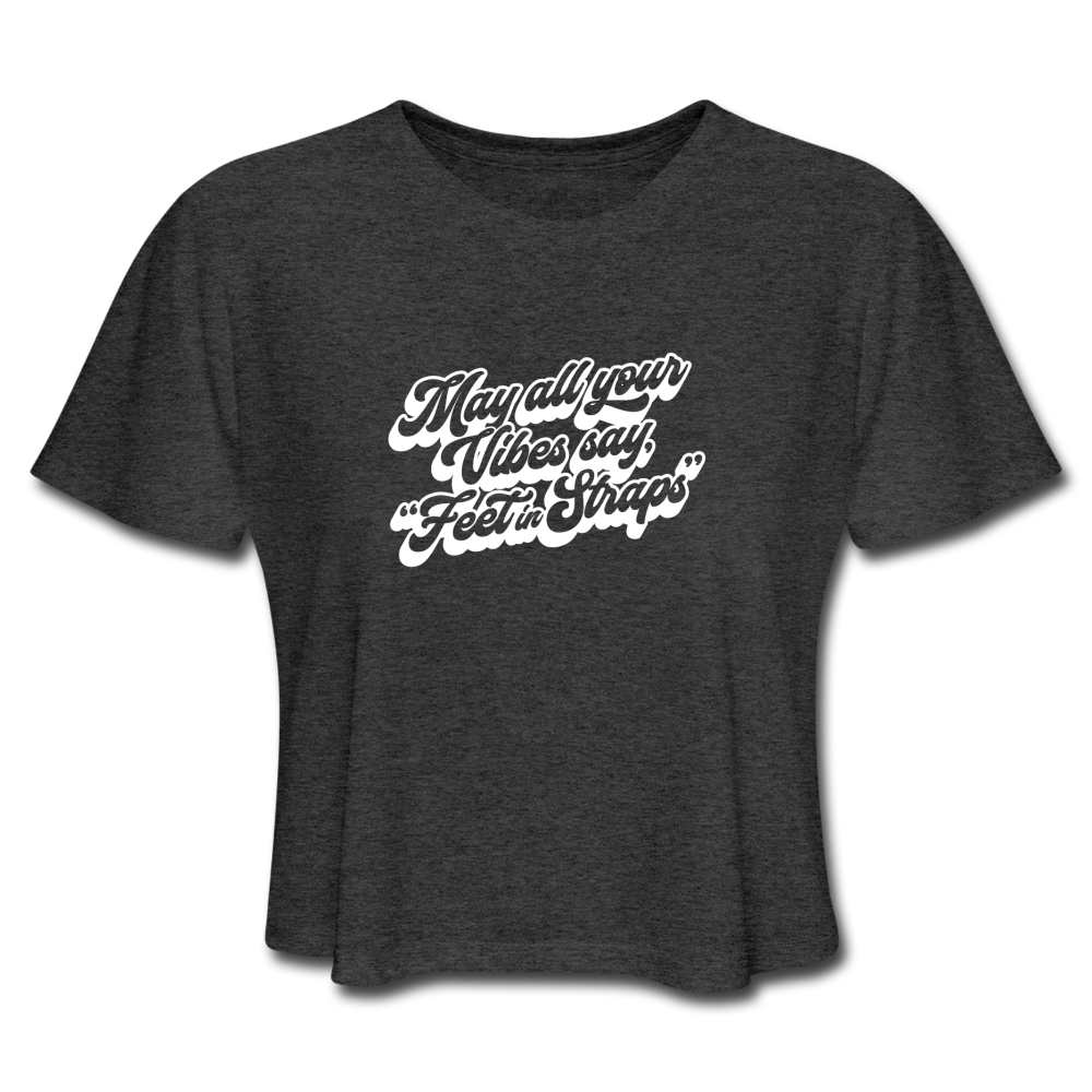 Feet In Straps Vibes - deep heather