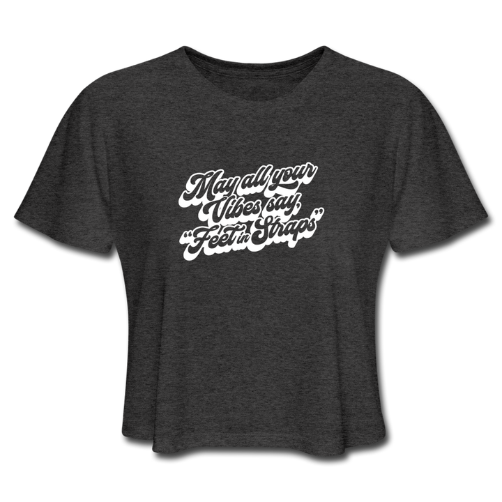 Feet In Straps Vibes - deep heather