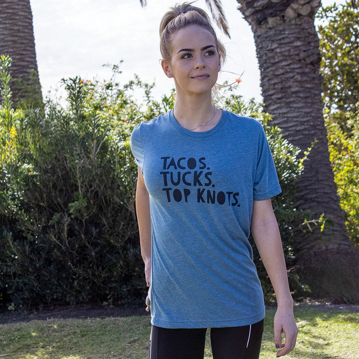Tacos, Tucks, Top Knots T-Shirt