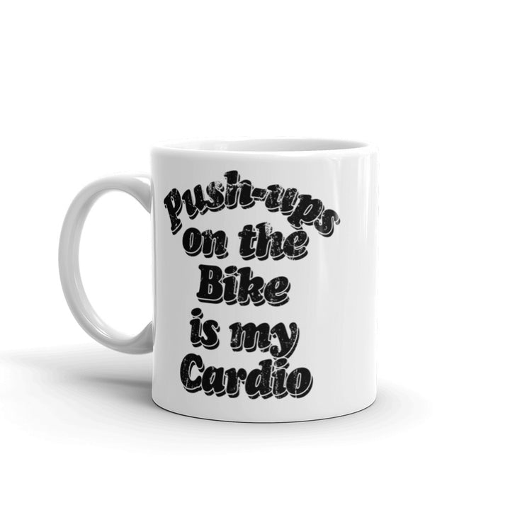 Pushups On The Bike Mug