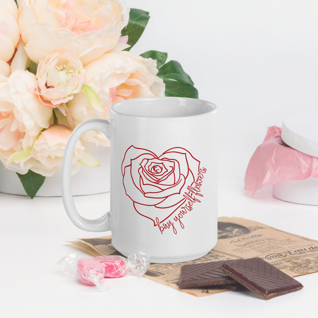 Buy Yourself Flowers (Red) Mug