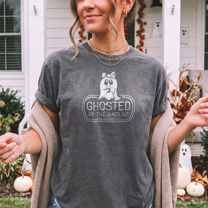 Ghosted By The Waitlist Boyfriend T-Shirt (Pepper)