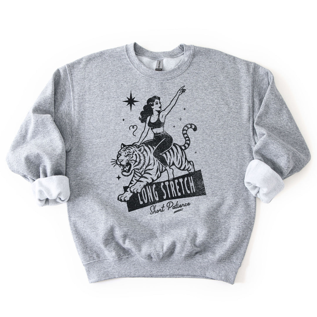 Long Stretch Short Patience Crewneck Sweatshirt