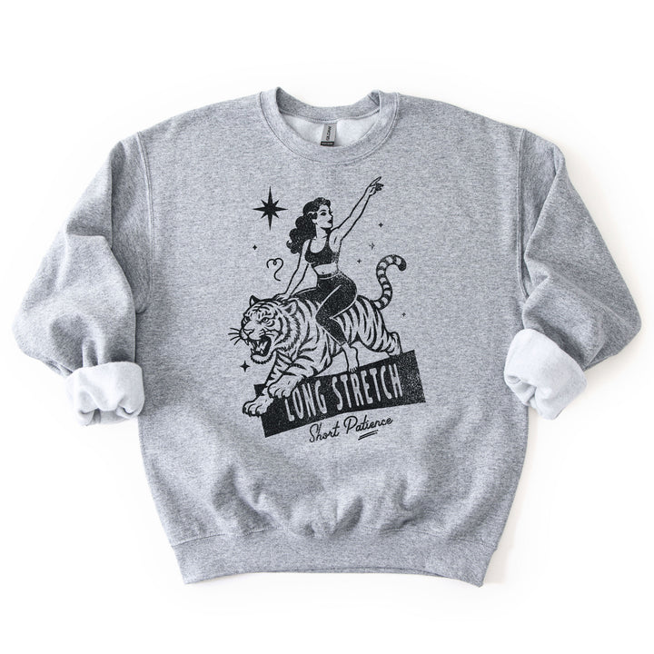 Long Stretch Short Patience Crewneck Sweatshirt