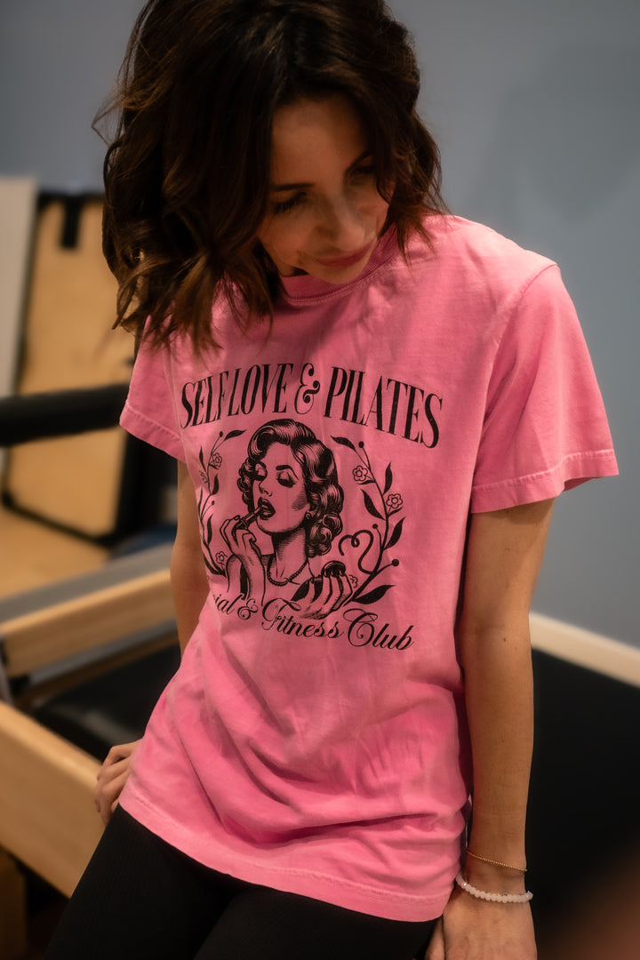 Self Care Pilates Boyfriend Tee