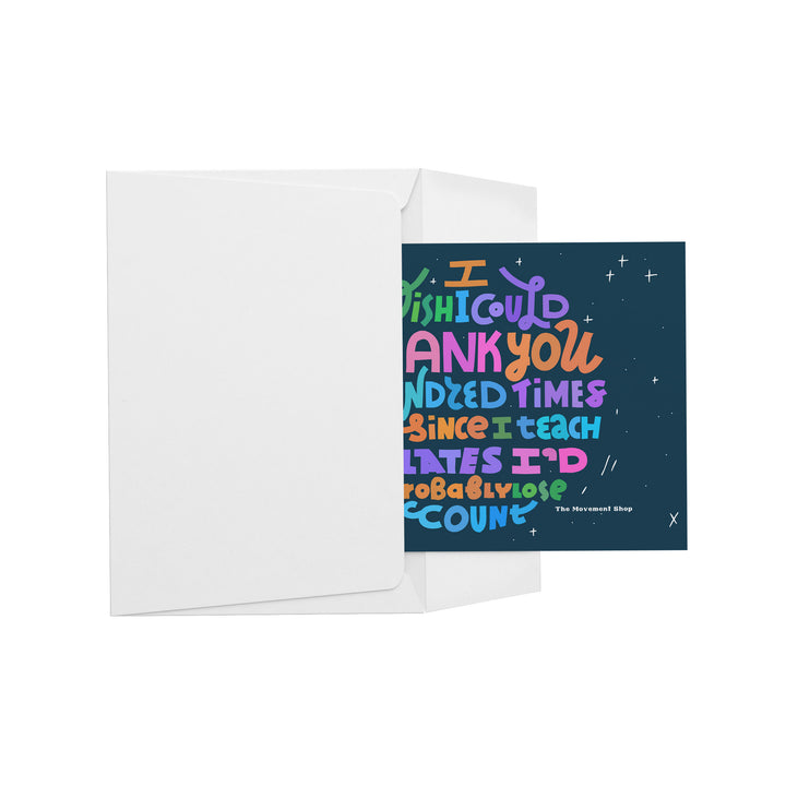 Pilates Thank You Cards