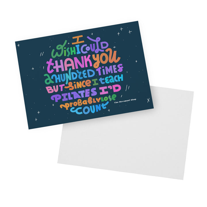 Pilates Thank You Cards