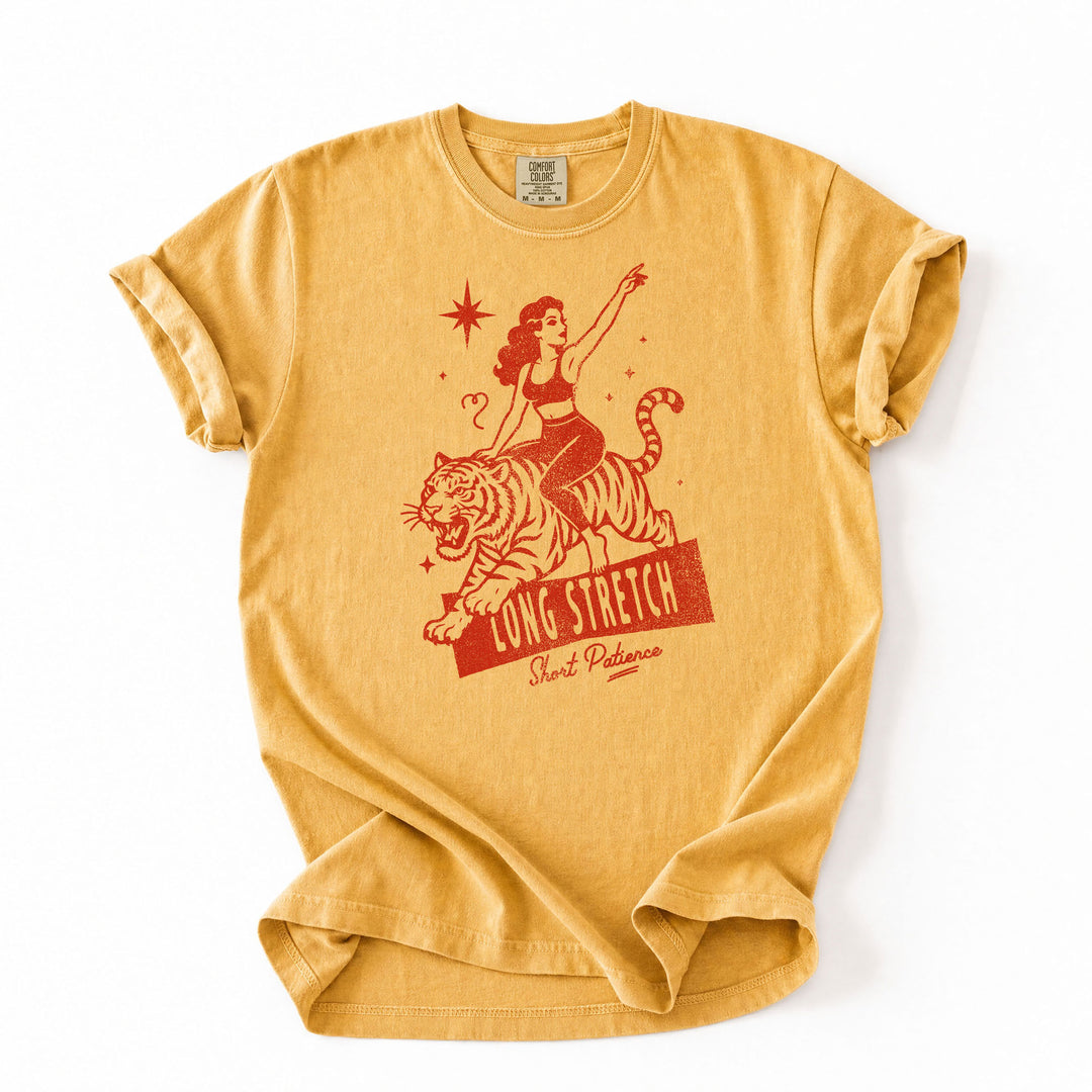 Long Stretch, Short Patience Boyfriend T-Shirt