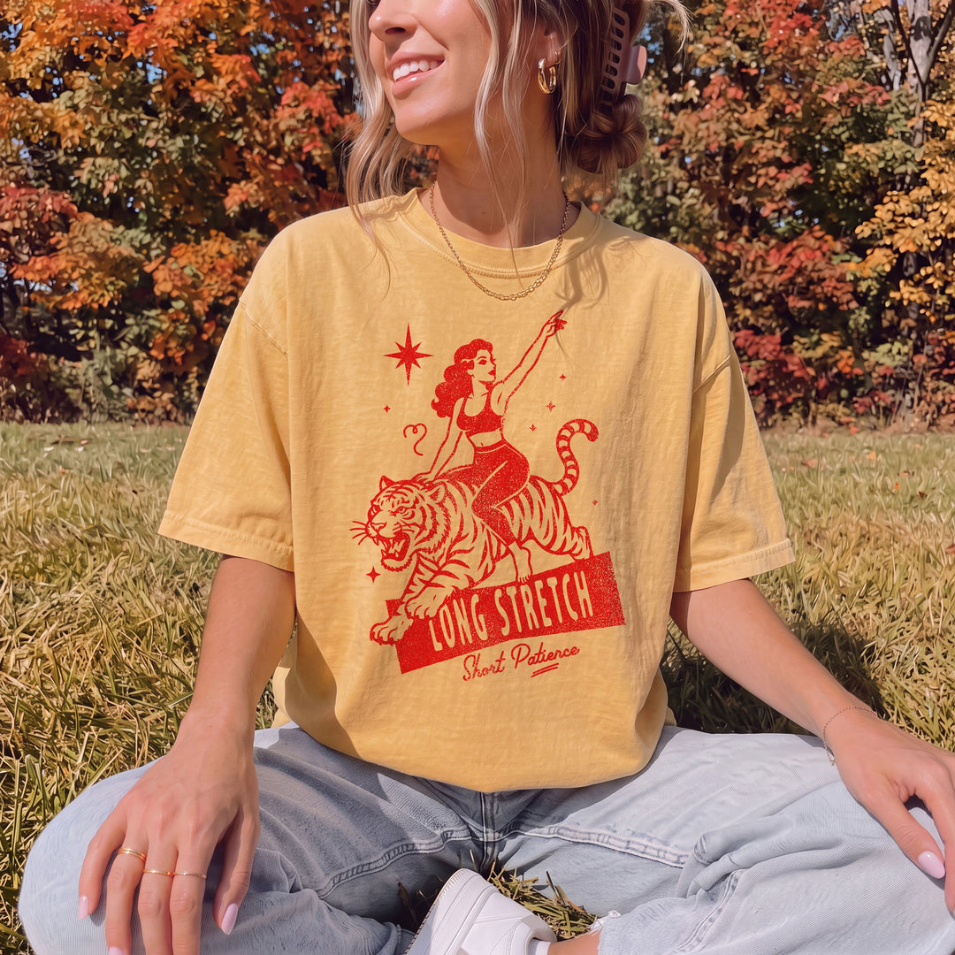 Long Stretch, Short Patience Boyfriend T-Shirt