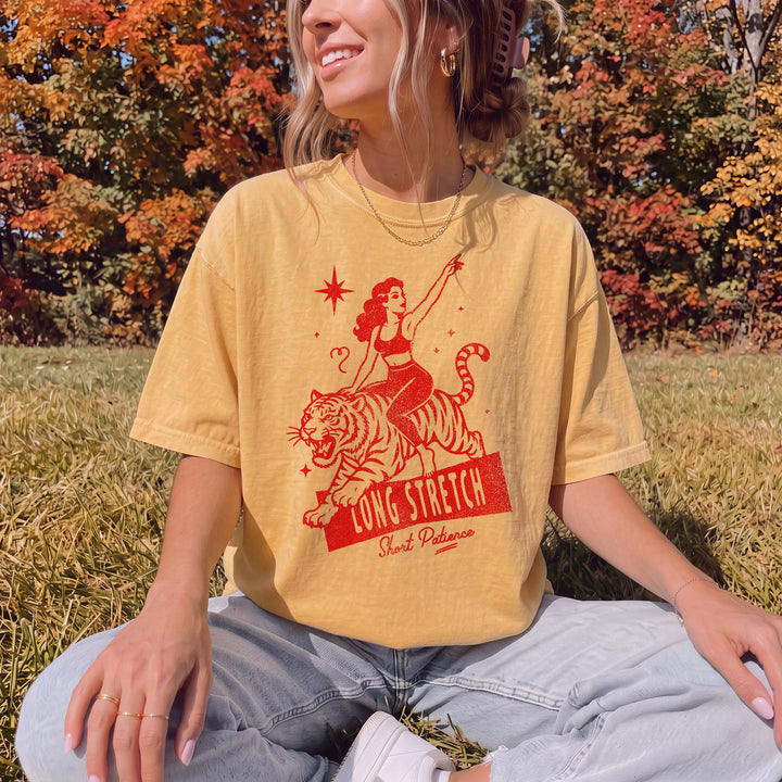 Long Stretch, Short Patience Boyfriend T-Shirt