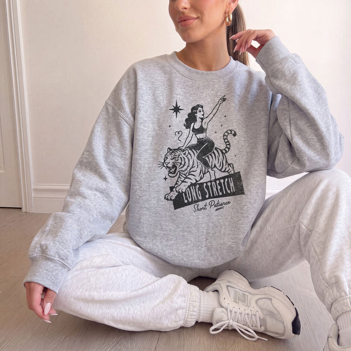 Long Stretch Short Patience Crewneck Sweatshirt
