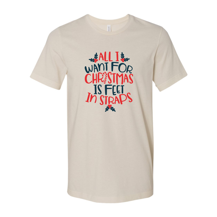 Christmas Feet In Straps T-Shirt